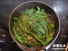 炒藤藤菜的做法