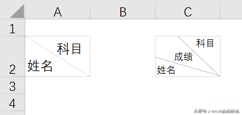 制作电子版表格的方法 表格制作excel教程斜线怎么画出来