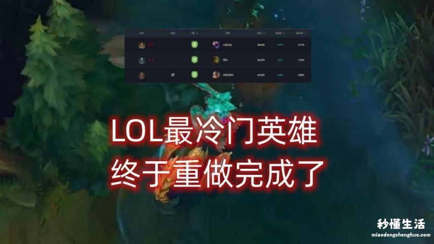 lol蝎子重做前技能介绍 lol蝎子为什么没人玩