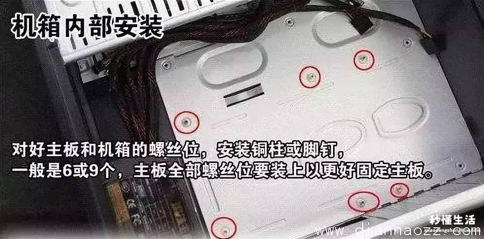 简述台式电脑的各种连接线 电脑主机组装图解教程